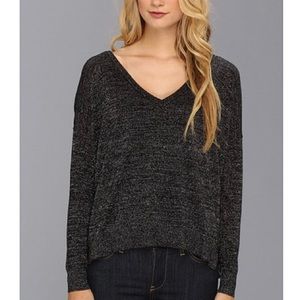 Joie sparkly silver Sweater - womens small